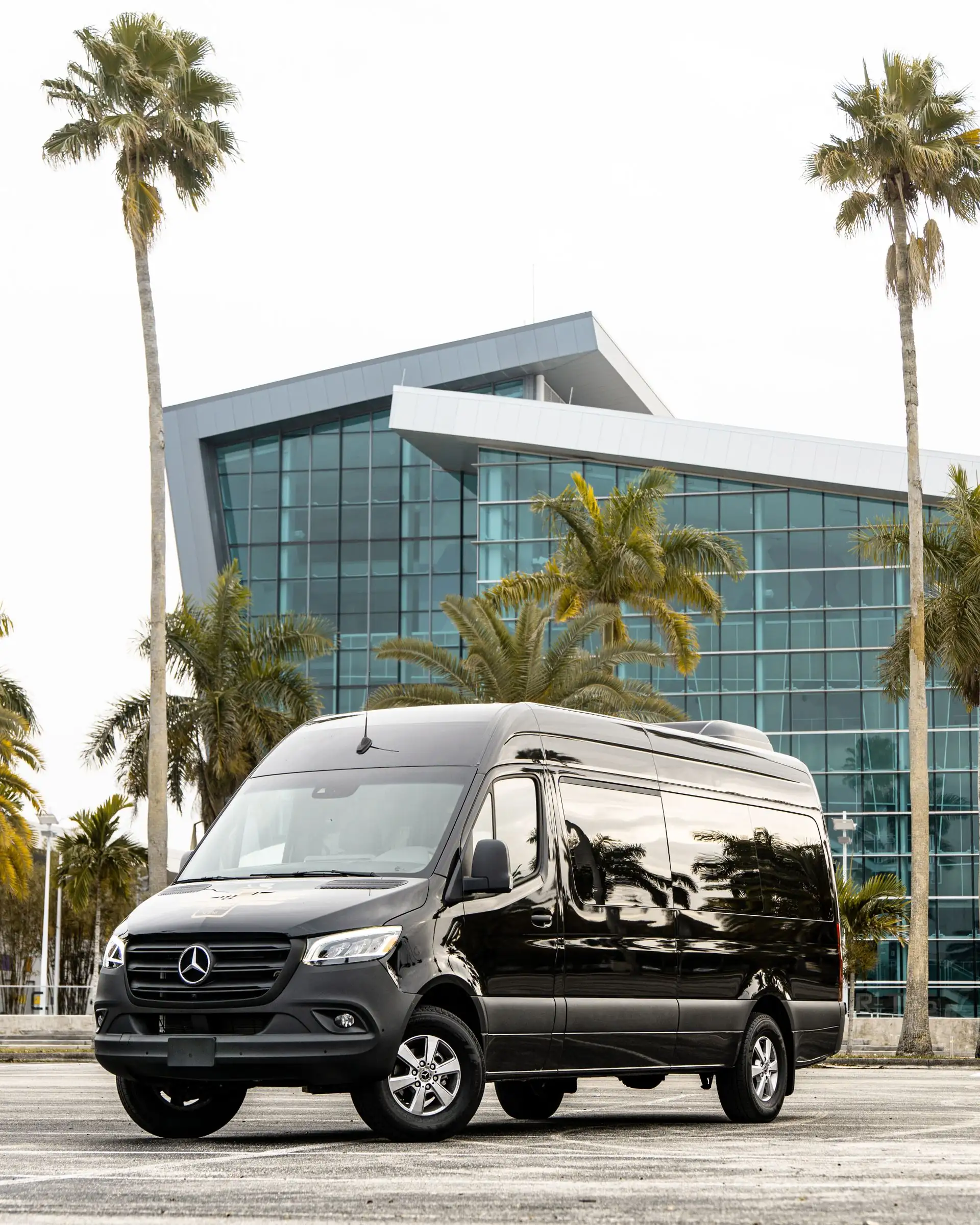 Cyprus Airport Transfer - Black Mercedes Sprinter